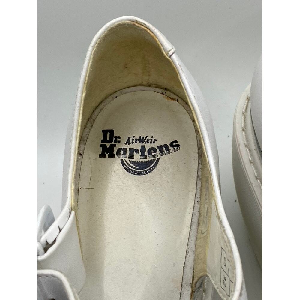 Dr. Martens White Platform T-Strap Wedge Sandals - Picture 5 of 11